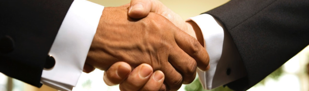 men shaking hands - support